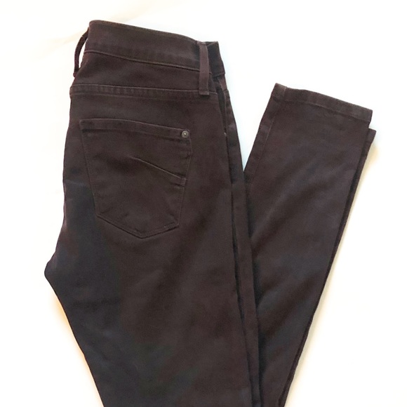 James Jeans Twiggy Sienna Burgundy Skinny Size 28 - Picture 3 of 9